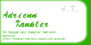 adrienn kampler business card